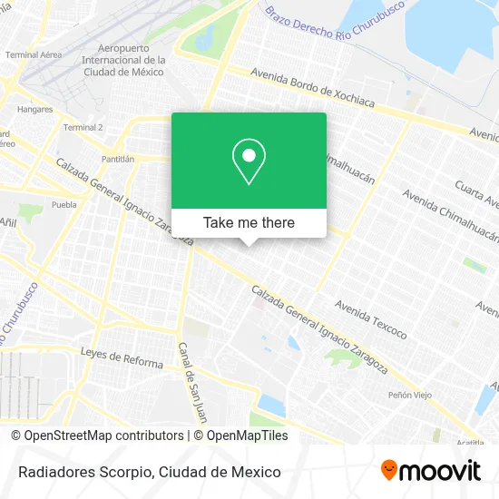 Radiadores Scorpio map