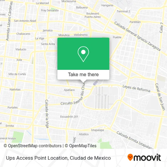 Ups Access Point Location map