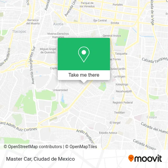 Master Car map