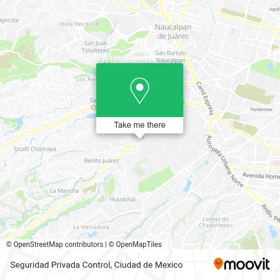 Seguridad Privada Control map