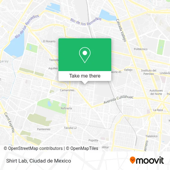 Shirt Lab map