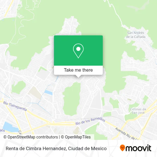 Renta de Cimbra Hernandez map