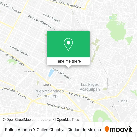 Pollos Asados Y Chiles Chuchyn map