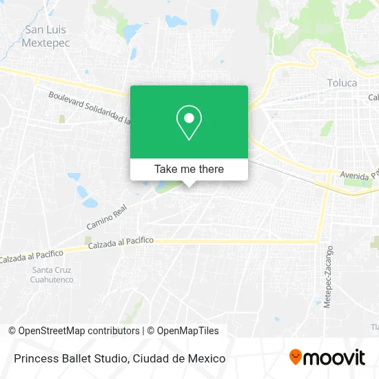 Princess Ballet Studio map