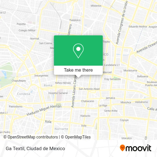 Ga Textil map
