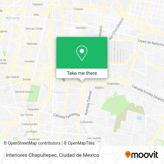 Interiores Chapultepec map