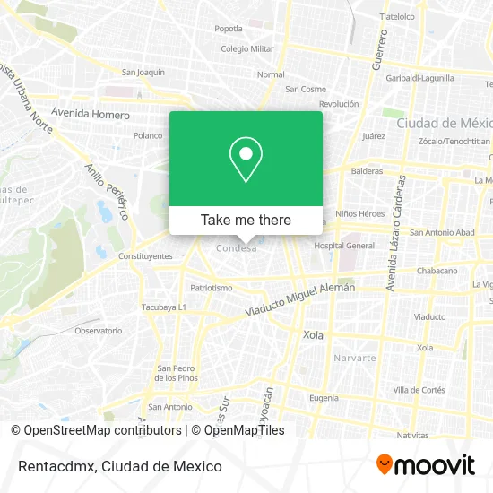 Rentacdmx map