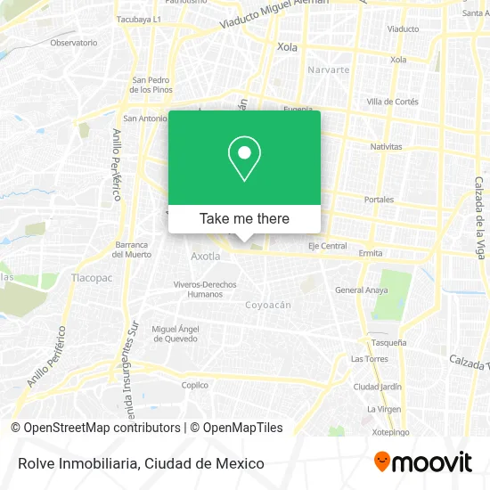 Rolve Inmobiliaria map