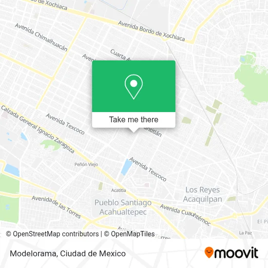 Modelorama map