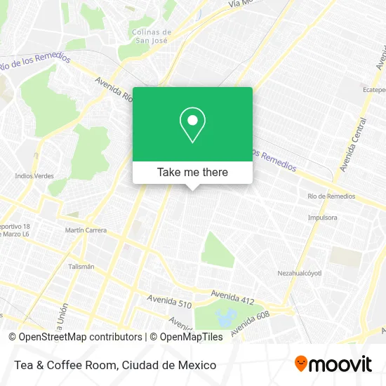 Tea & Coffee Room map