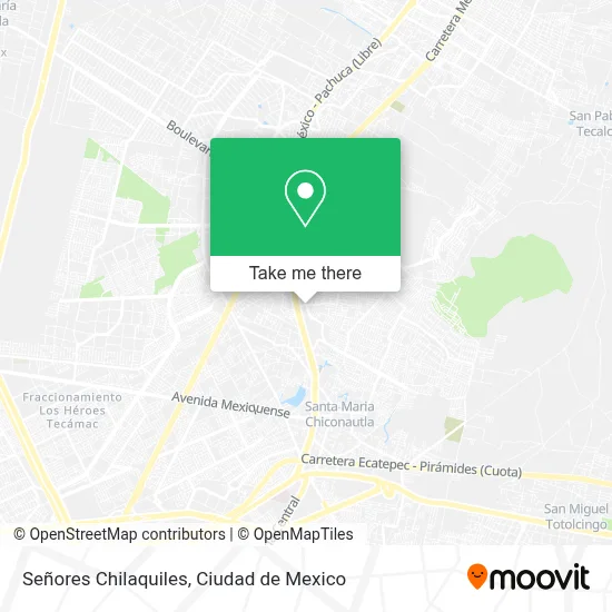 Señores Chilaquiles map