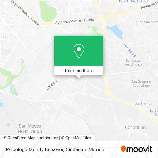 Psicólogo Modify Behavior map