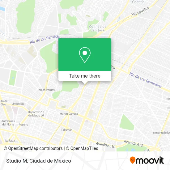 Studio M map
