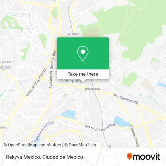 Rekyva Mexico map