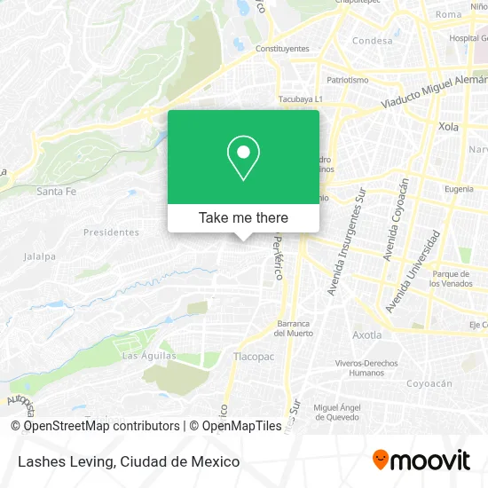 Lashes Leving map