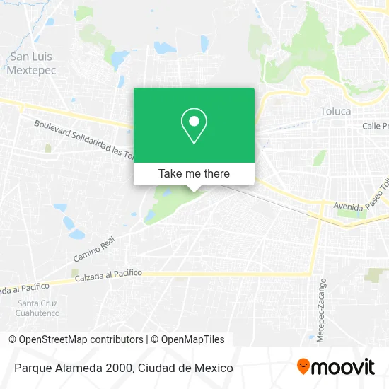 Parque Alameda 2000 map