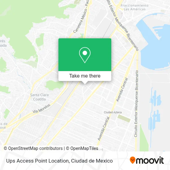 Ups Access Point Location map