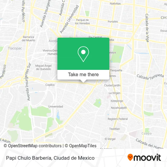 Papi Chulo Barbería map