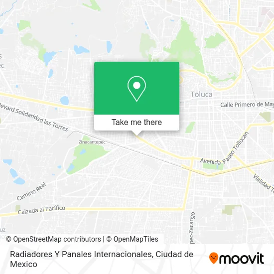 Radiadores Y Panales Internacionales map