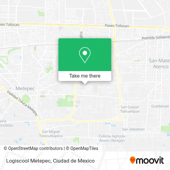 Logiscool Metepec map
