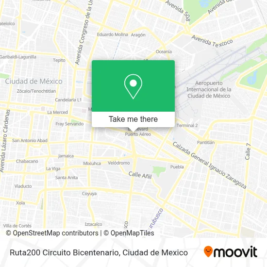Ruta200 Circuito Bicentenario map