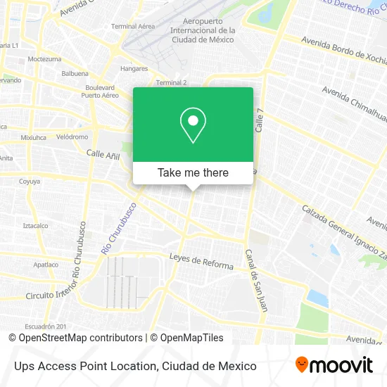 Ups Access Point Location map