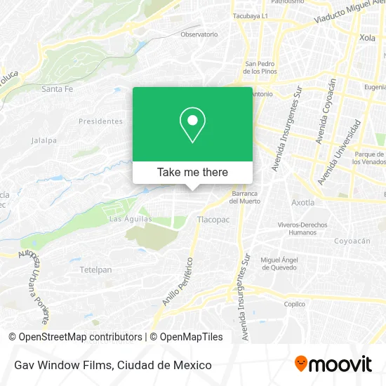 Gav Window Films map