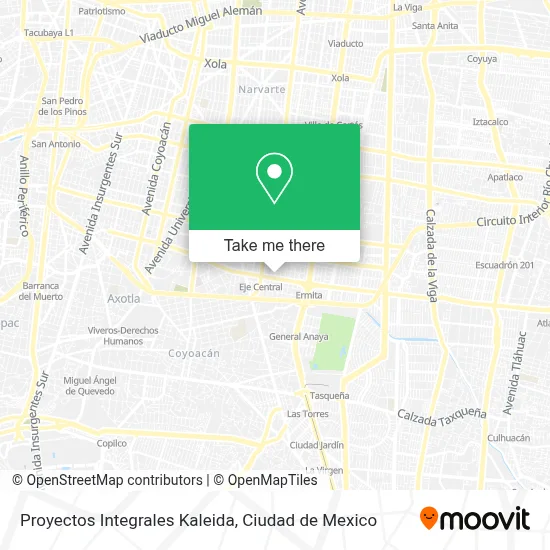 Proyectos Integrales Kaleida map