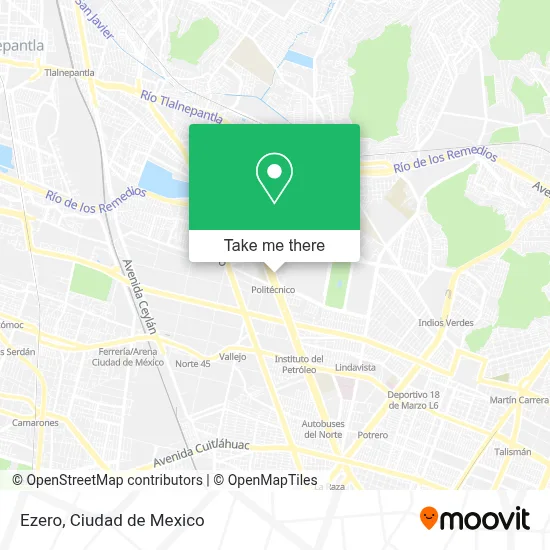 Ezero map