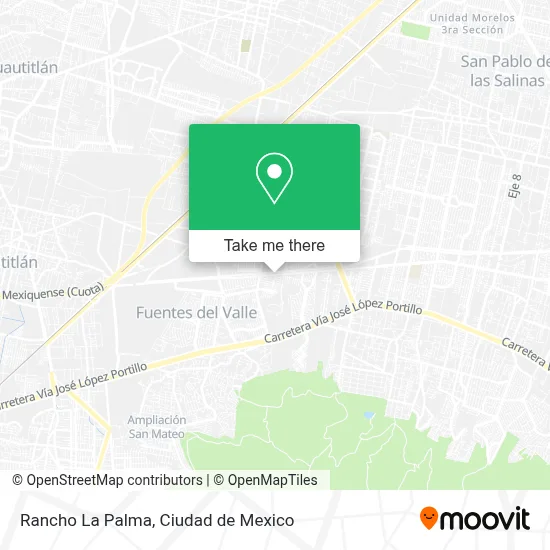 Rancho La Palma map
