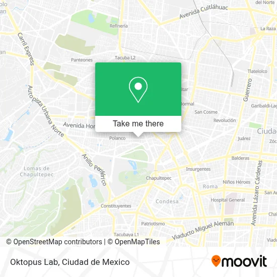 Oktopus Lab map