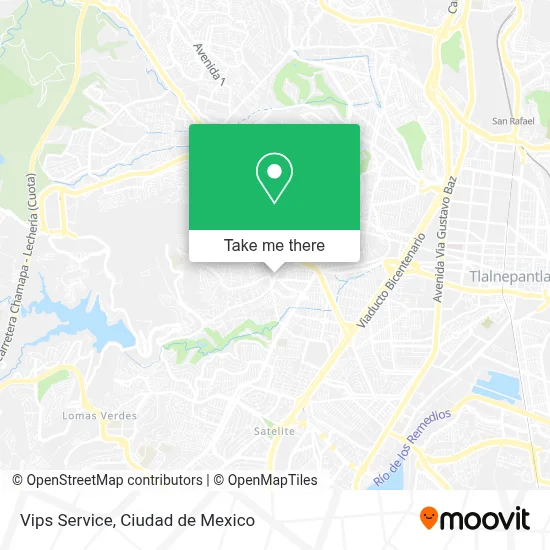 Vips Service map