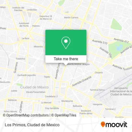 Los Primos map