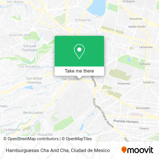 Hamburguesas Cha And Cha map