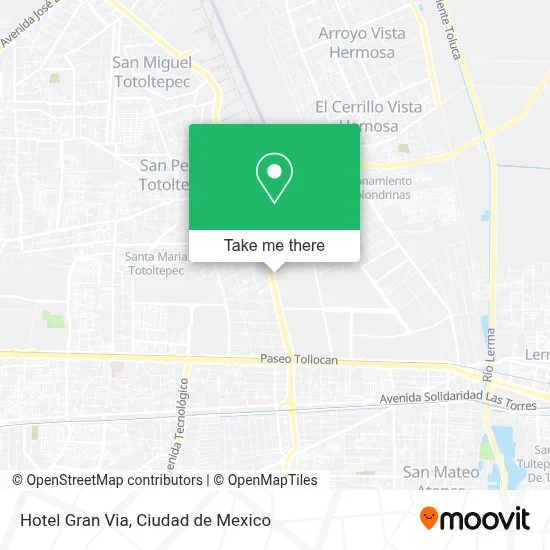 Hotel Gran Via map