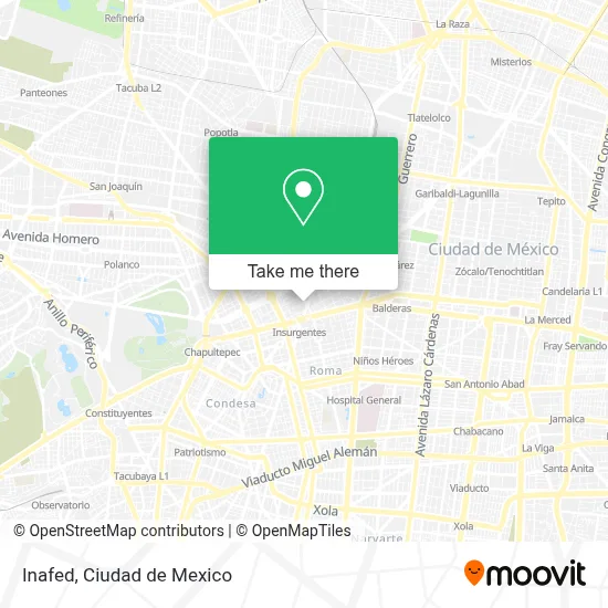 Inafed map