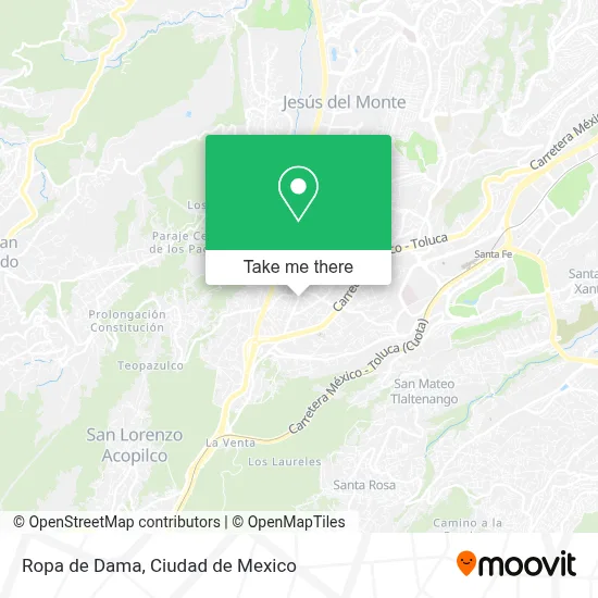 Ropa de Dama map