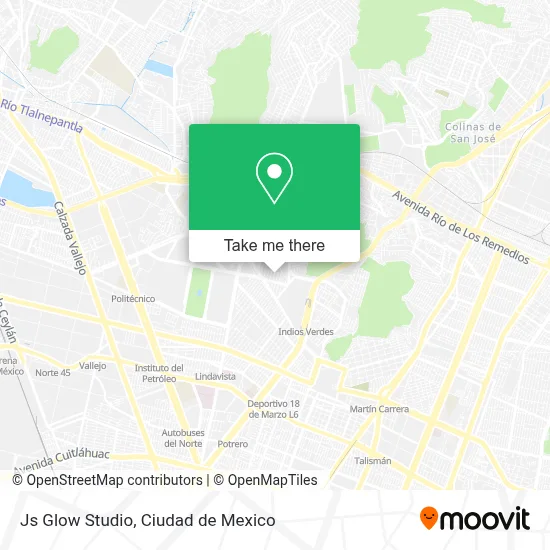 Js Glow Studio map