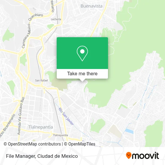 File Manager map