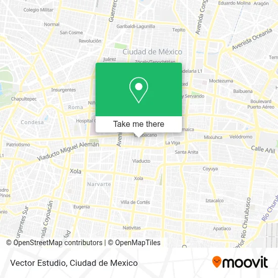 Vector Estudio map