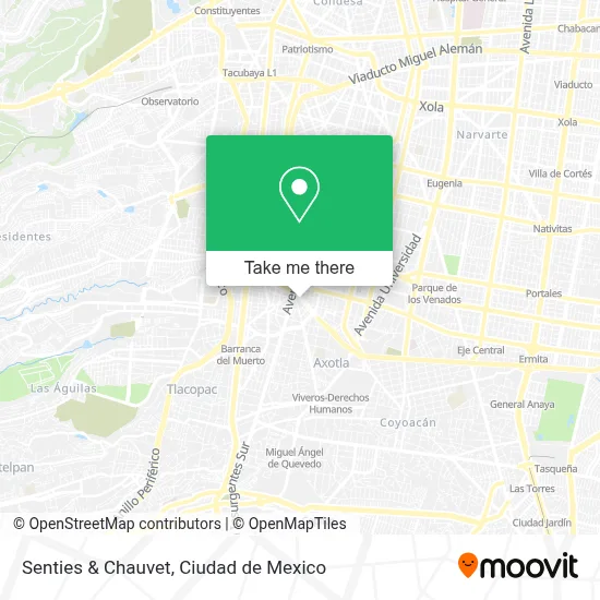Senties & Chauvet map