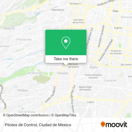 Pilotes de Control map