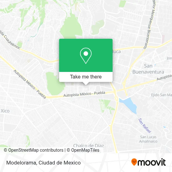 Modelorama map