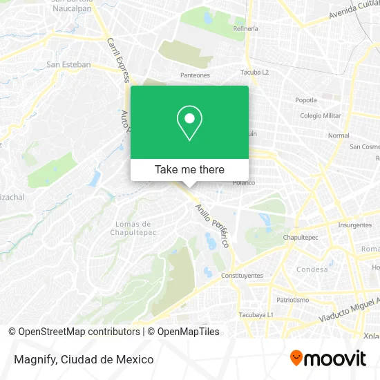 Magnify map