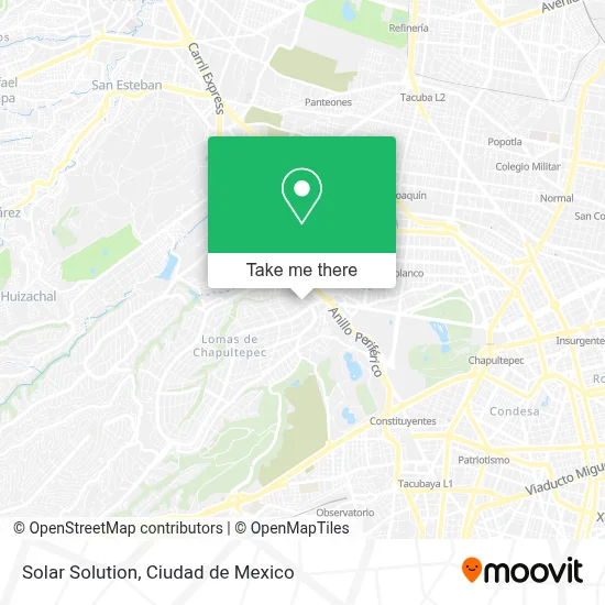 Solar Solution map