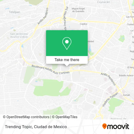 Trending Topic map