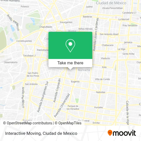 Interactive Moving map
