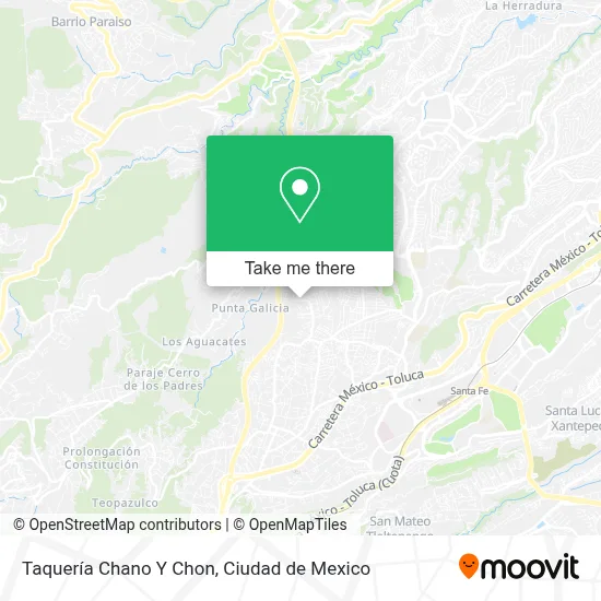 Taquería Chano Y Chon map