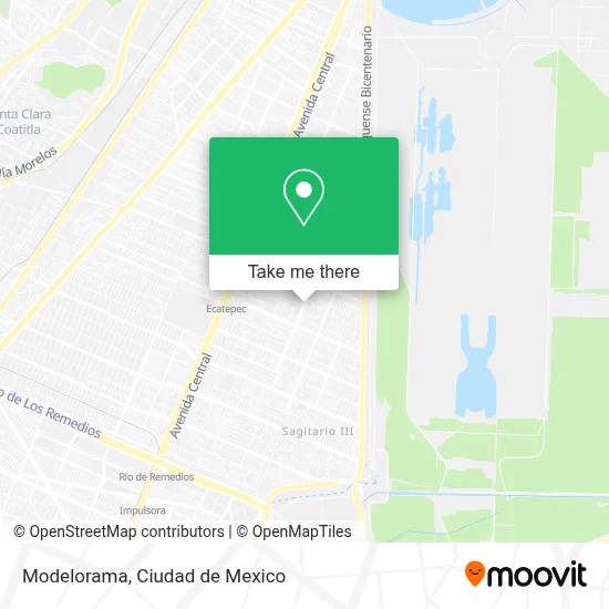 Modelorama map