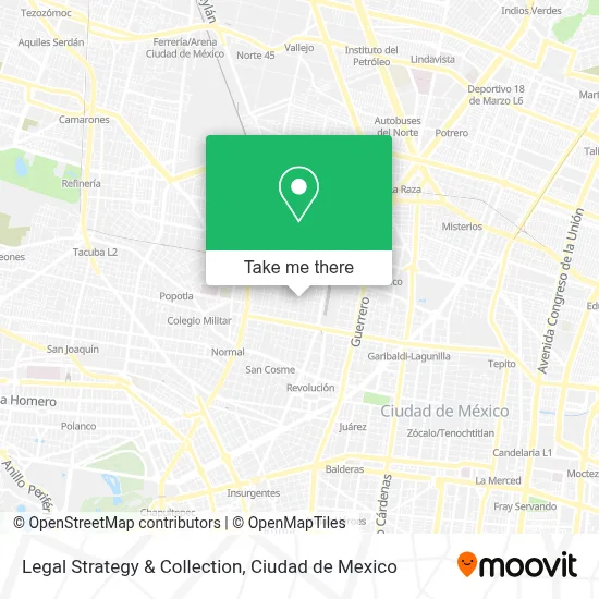 Legal Strategy & Collection map